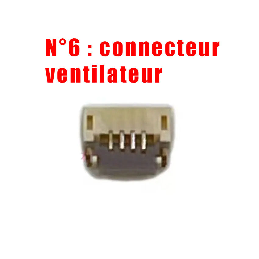 Connecteurs carte mère switch